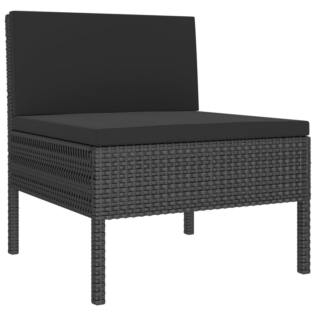 Garden Furniture Set Black