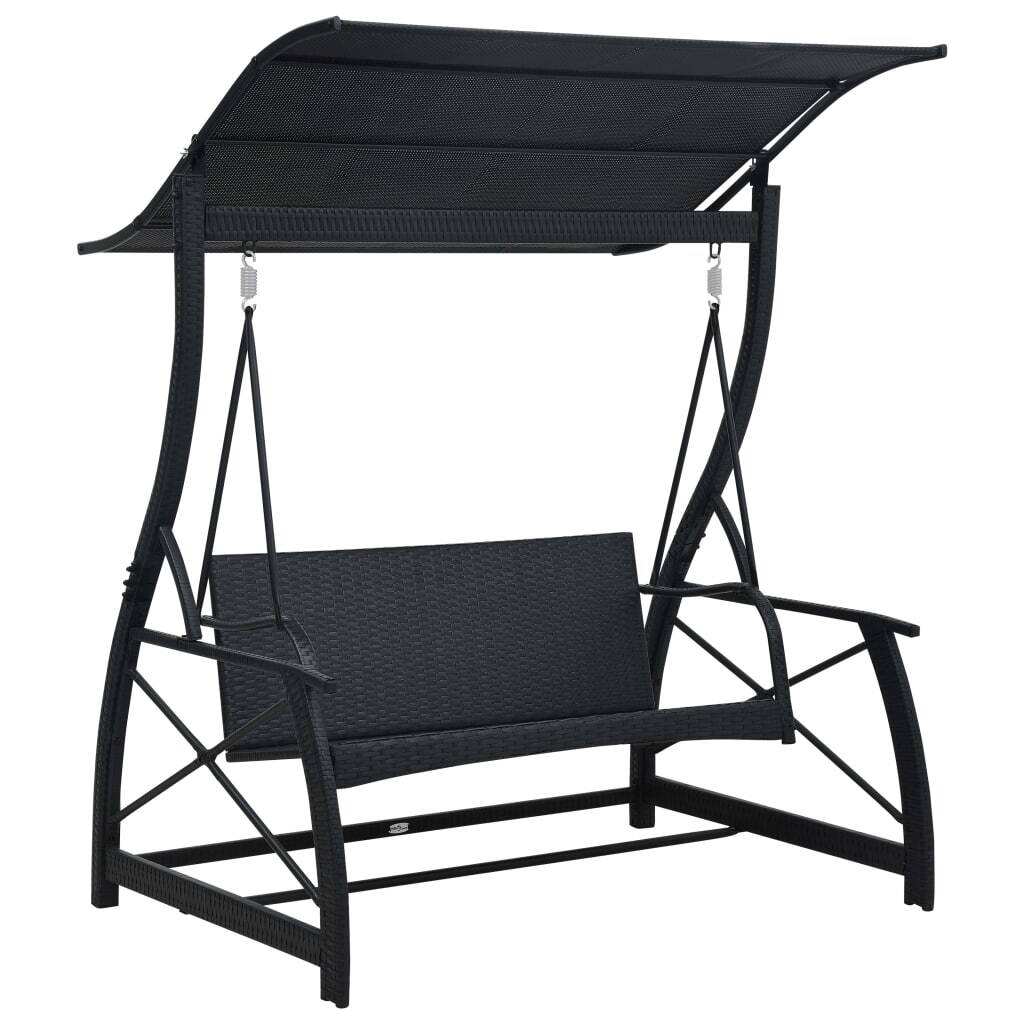 Swing Bench Black, Cream White