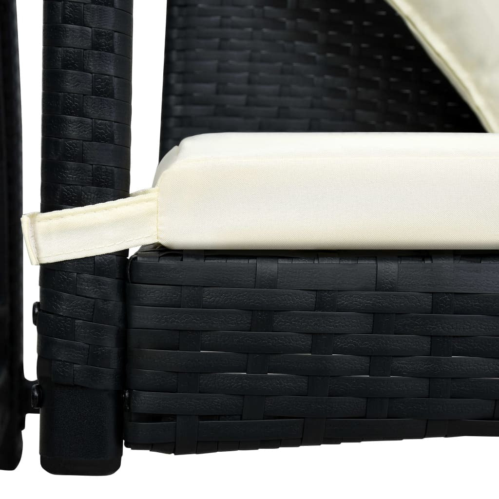 Swing Bench Black, Cream White