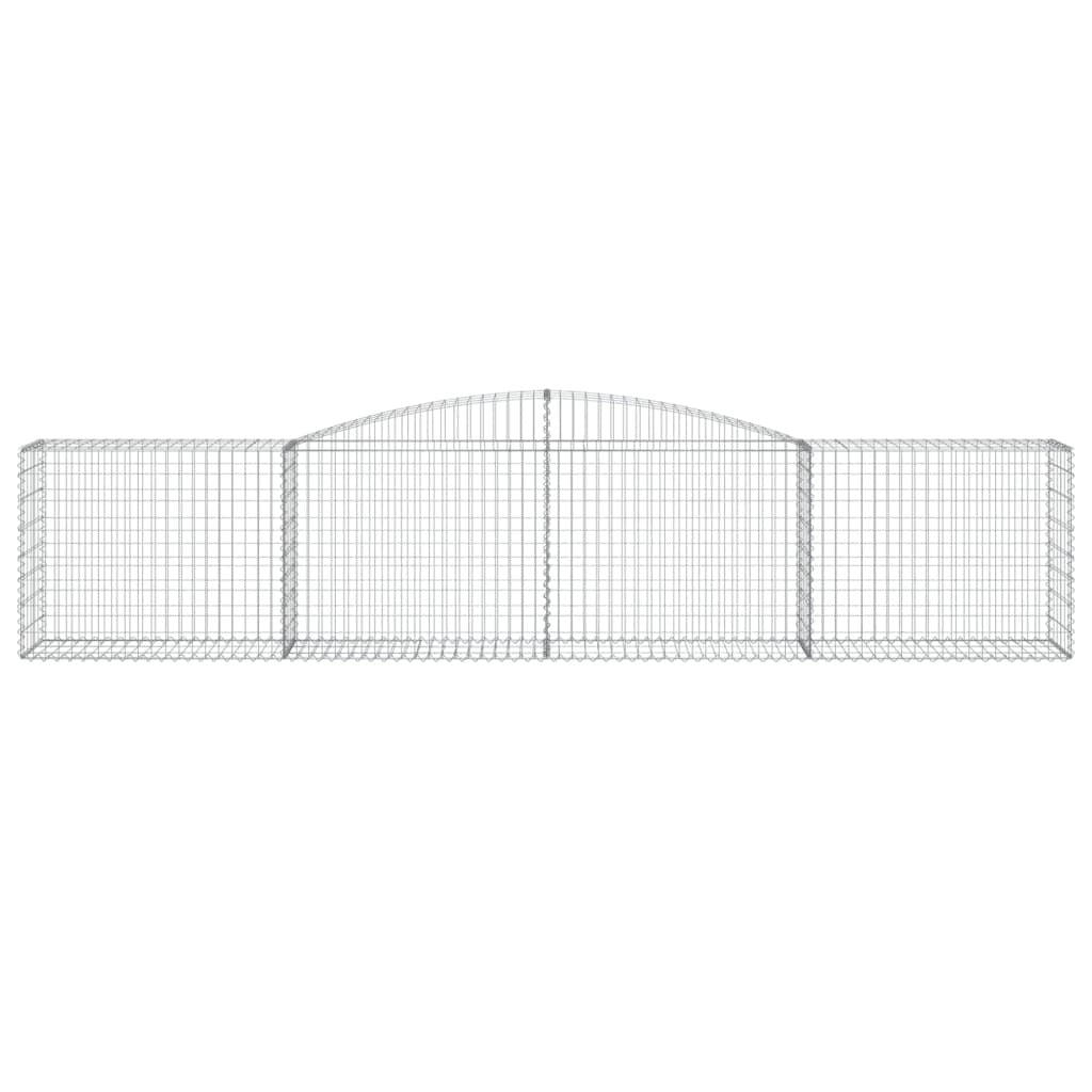 Gabion Basket Silver Galvanized iron Large Decorative Inlays