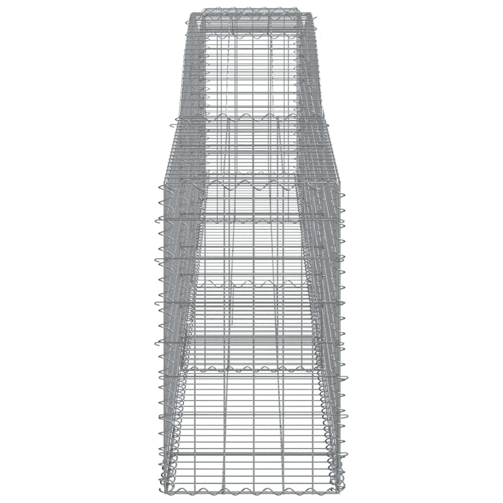Gabion Basket Silver Galvanized iron Large Decorative Inlays