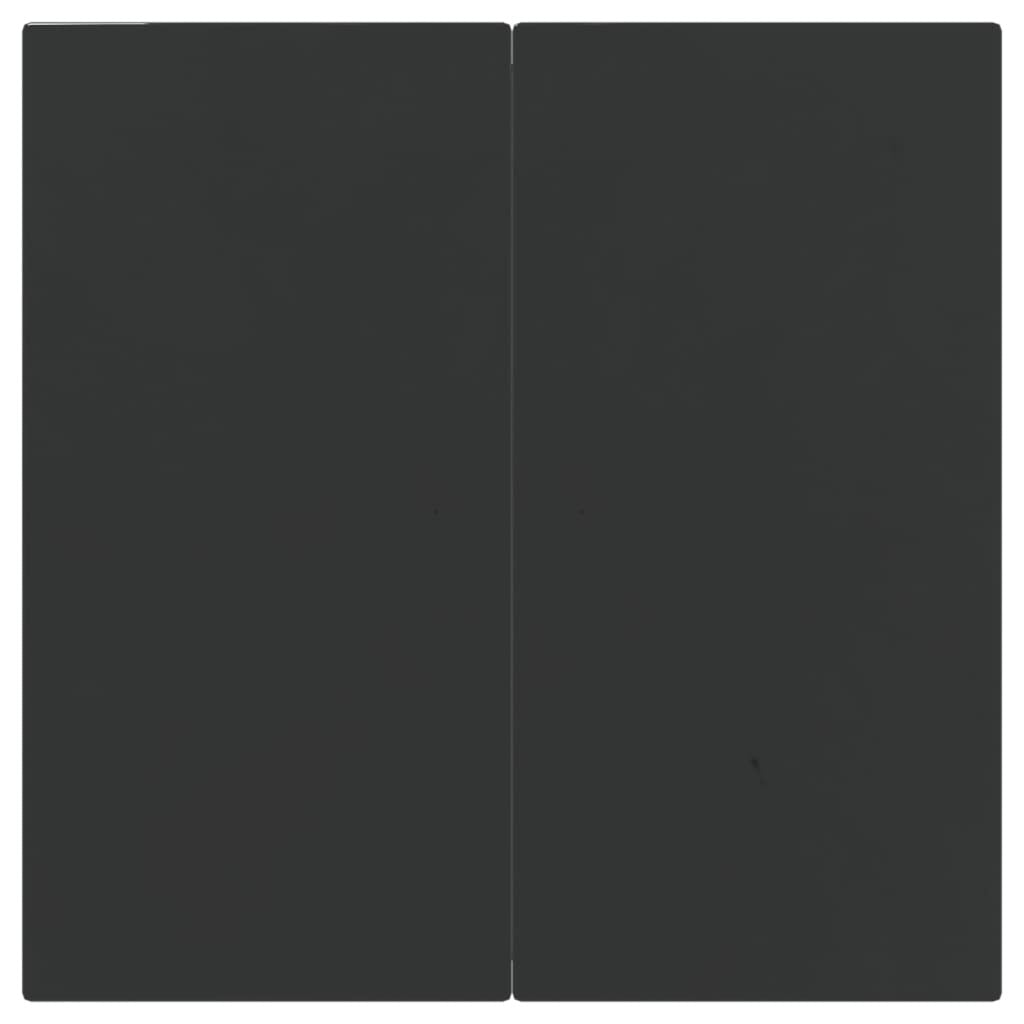 Garden Dining Set Black Poly Rattan Medium Durable