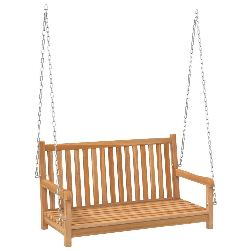 Swing Bench Natural Teak Solid Teak Wood Standard Durable