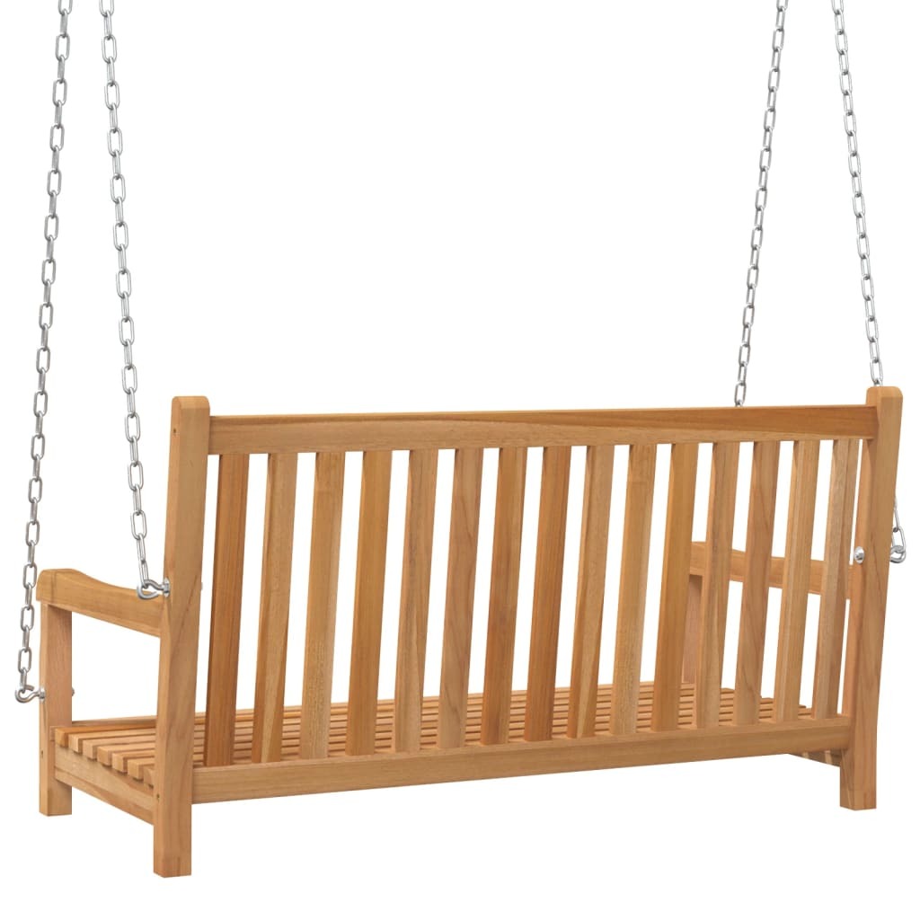 Swing Bench Natural Teak Solid Teak Wood Standard Durable