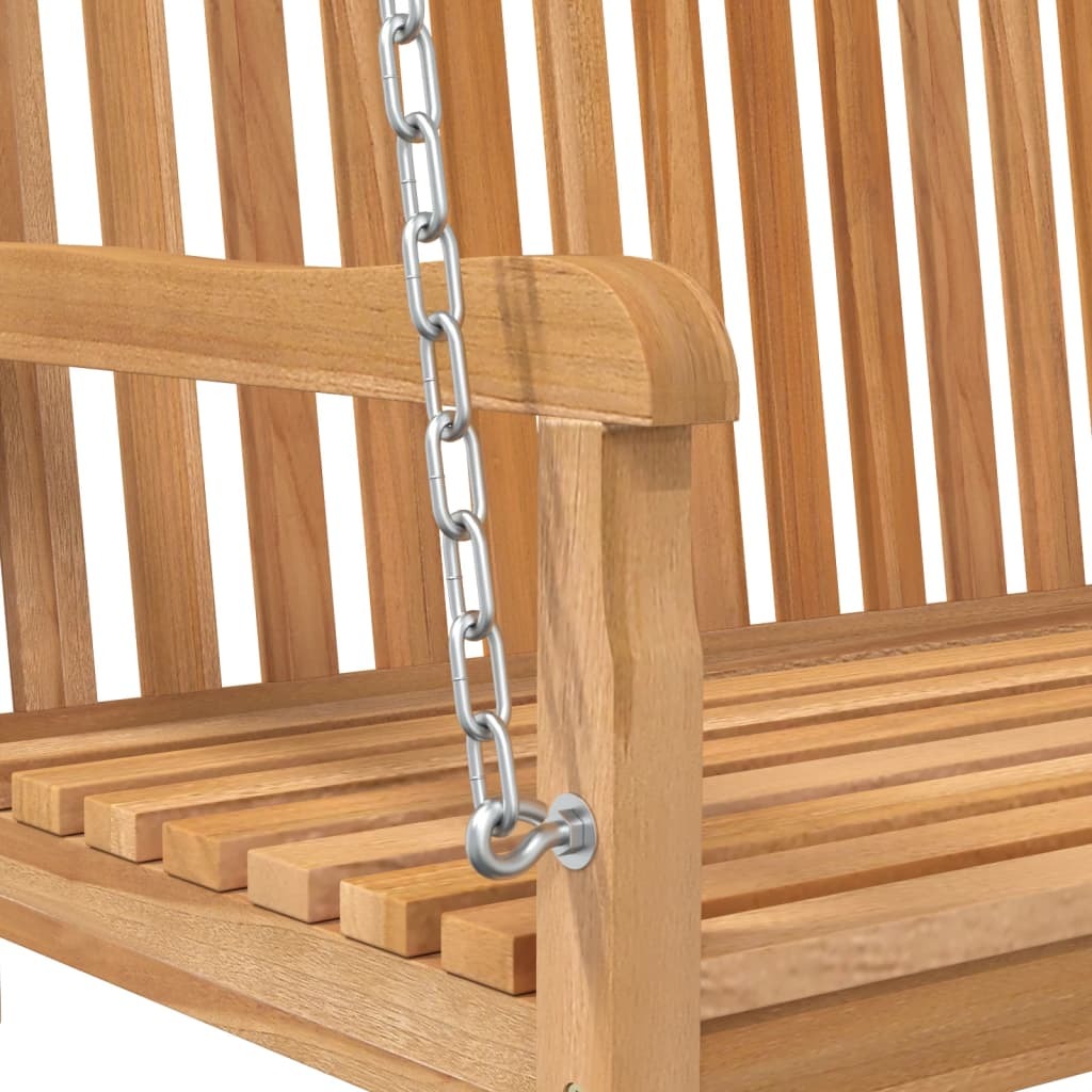 Swing Bench Natural Teak Solid Teak Wood Standard Durable