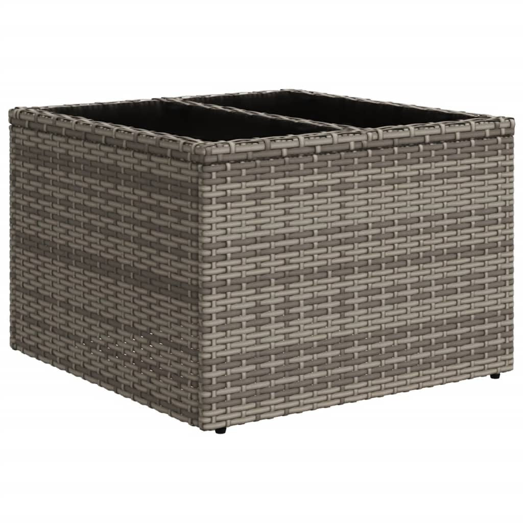 Garden Sofa Set Grey PE rattan Large Modular Garden Sofa Set