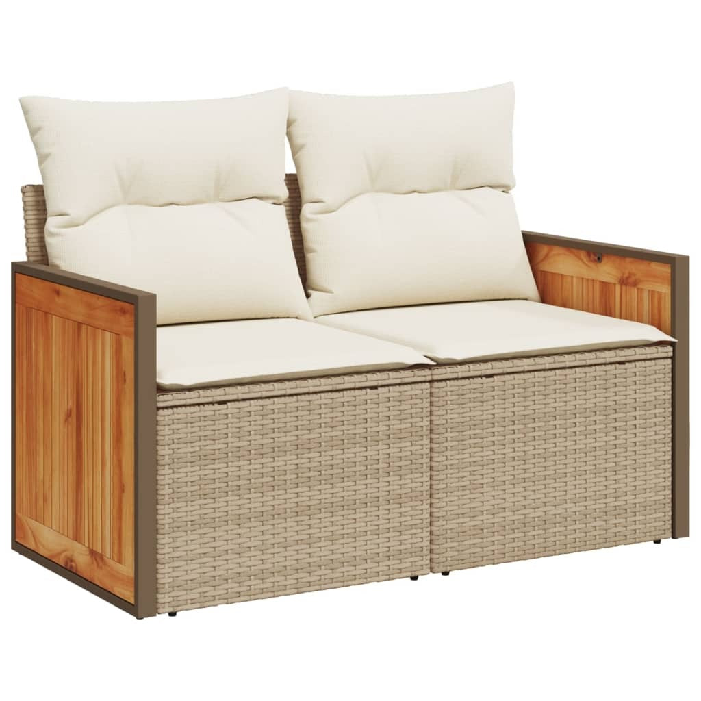 Garden Sofa Set Beige PE rattan Modular Garden Sofa Set