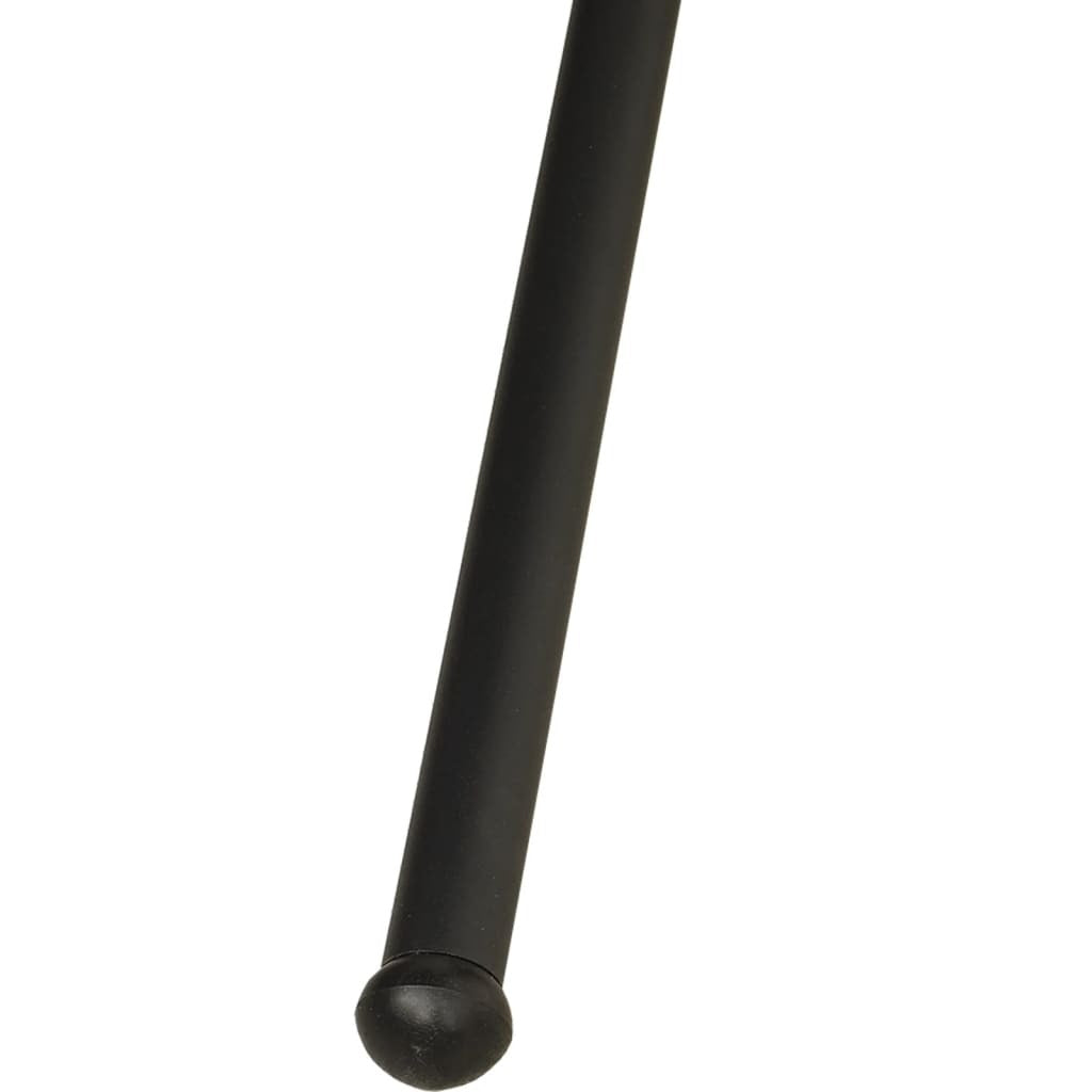 Garden Swing Chair Black Oxford Fabric One Size Ergonomic