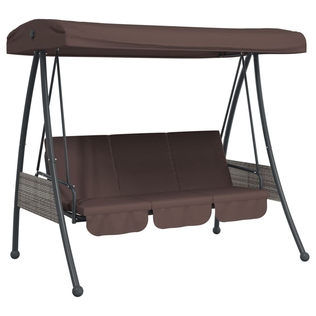 Garden Swing Bench Coffee Brown