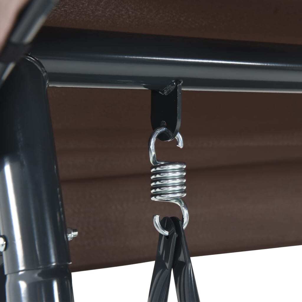 Garden Swing Bench Coffee Brown
