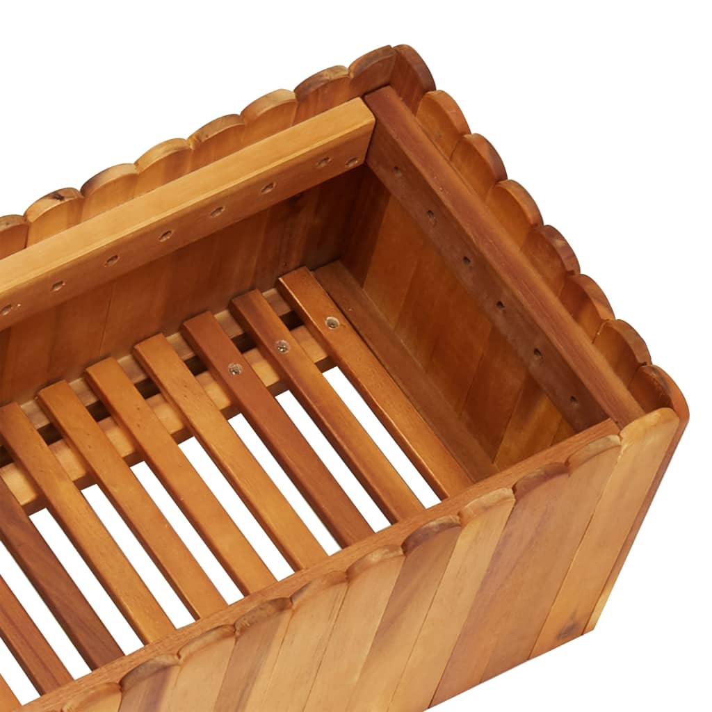 Raised Bed Natural wood color Solid acacia wood Medium