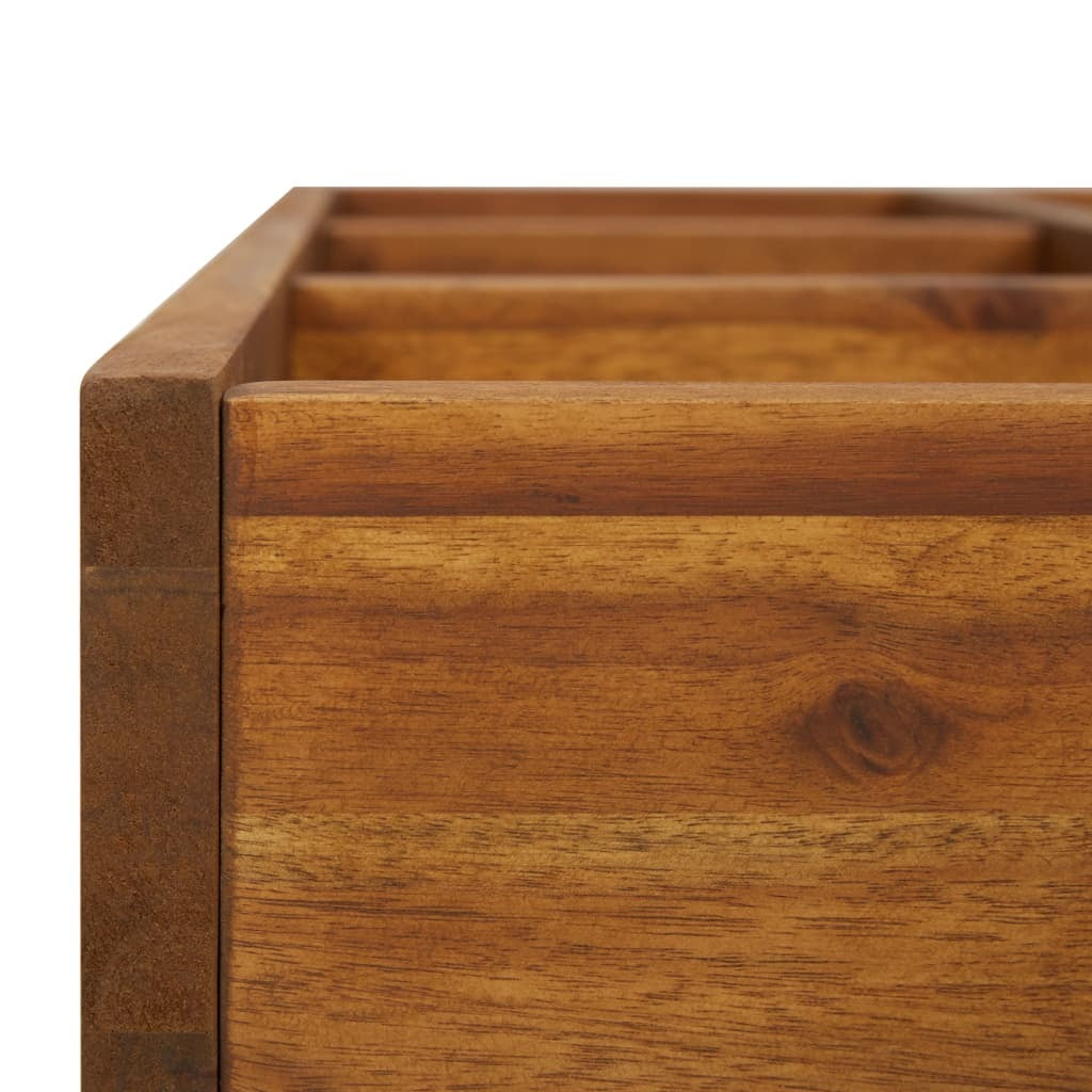 Garden Raised Bed Natural wood Solid acacia wood