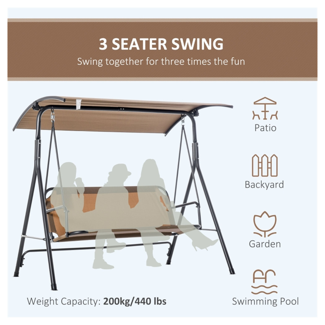 3-Person Porch Swing